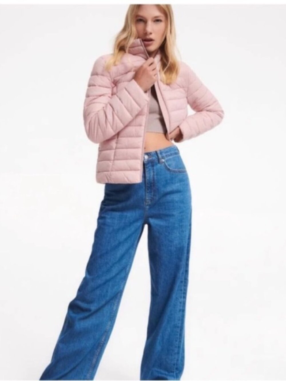 Reserved Women’s Winter Puff jacket pink new  size XS (UK6) - Picture 4 of 15